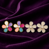 گوشواره طرح گلبرگ
