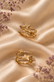 انگشتر ژوپینگ طرح پروانه